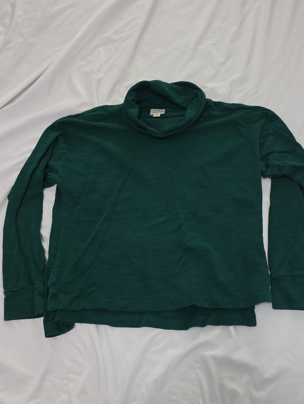 J. Crew Deep Green Turtleneck Sweater